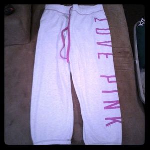 Pink sweatpants